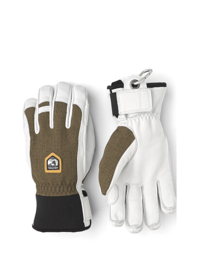 Hestra Army Leather Patrol - 5 Finger Olive - Green - 10 Hestra Army Leather Patrol - 5 Finger Olive - Green - 10