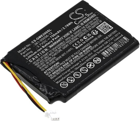 Cameron Sino Batteri For GPS Garmin Edge Explore 2