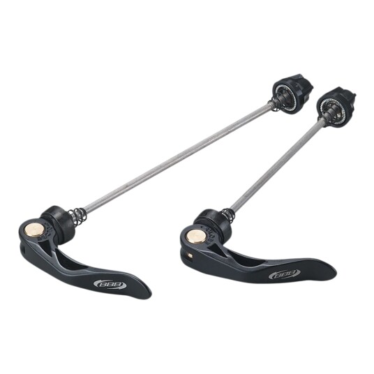 BBB Hjulakselsett BQR-01 WheelBlock hurtighendel sort Black
