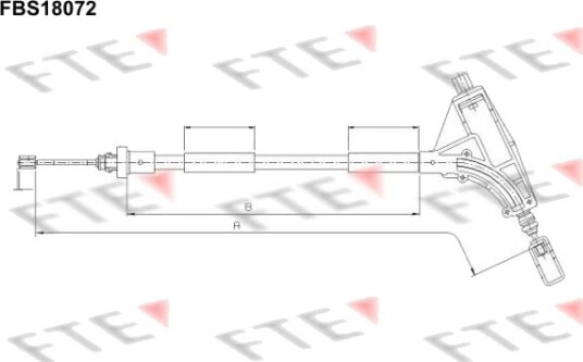 FTE 9250533 Tautrekk håndbremse