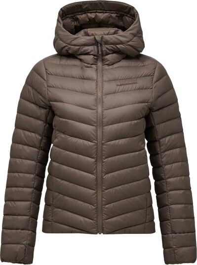 Peak Performance Women"s Frost Down Hood Jacket Terrain Tan S