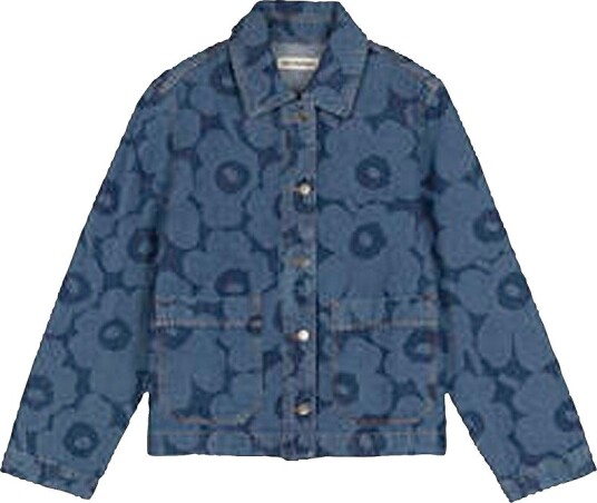 Marimekko Jakke Maridenim Näkymä Unikko Blå