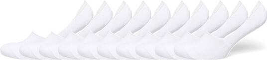 URBAN QUEST | 10 Pack Men Bamboo No Show Socks | 40 46
