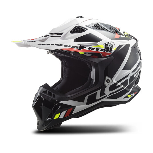 LS2 Crosshjelm MX700 SUBVERTER Stomp Hvit-Svart LS2 Crosshjelm MX700 SUBVERTER Stomp Hvit-Svart