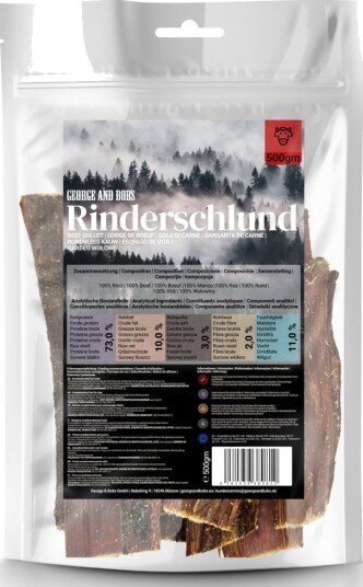 Zooplus & Bobs George & Bobs Oksehals 500 G