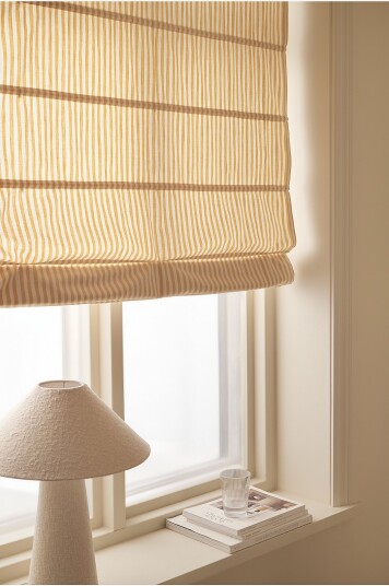 Ellos Home Heisgardin Ramona Stripe Blinds Gul