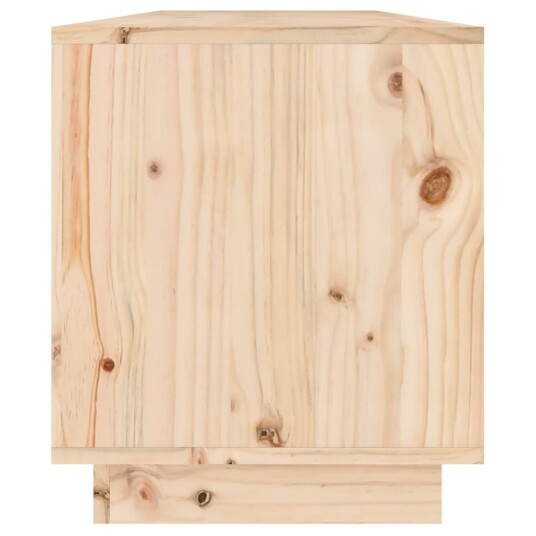vidaXL TV-benk 110,5x34x40 cm heltre furu