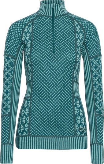 Kari Traa Women"s Smekker Half Zip Peacock XL