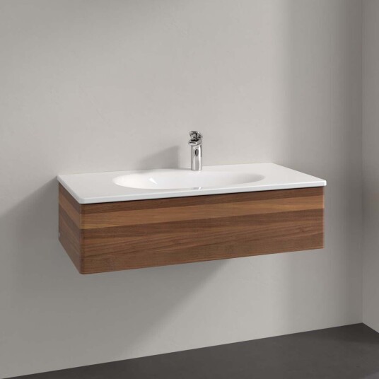 Villeroy & Boch Antao Servantskap med 1 skuff 98,8x49,3x25,6 cm m/lys Valnøtt Villeroy & Boch Antao Servantskap med 1 skuff 98,8x49,3x25,6 cm m/lys Valnøtt