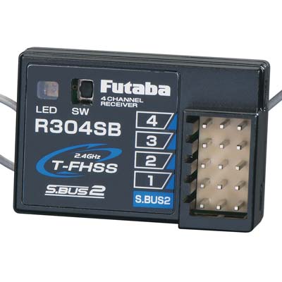 Futaba R304SB S.Bus2 4-Channel T-FHSS Telemetry Rx Futaba R304SB S.Bus2 4-Channel T-FHSS Telemetry Rx