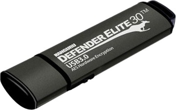 Kanguru Defender Elite30 Kryptert USB-minne 64 GB USB 3.2 Svart