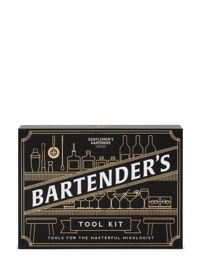 Gentlemen"s Hardware Bartendere Kit   Black   ONE SIZE