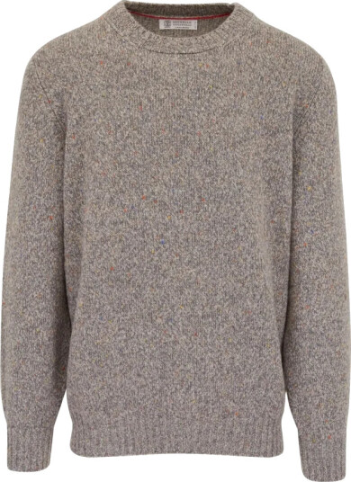 Brunello Cucinelli Herre Strikkevarer Grå 3XL,