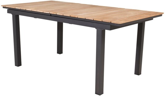Mexico hagebord inkl. tilleggsplate 180, 240 cm svart, natur.