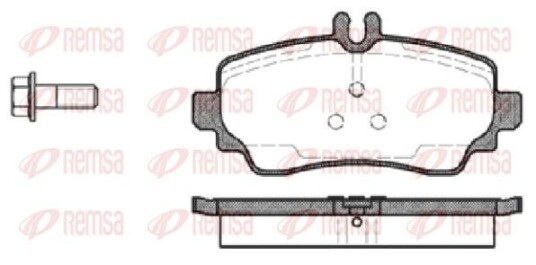 Bremseklosser REMSA 0650.00