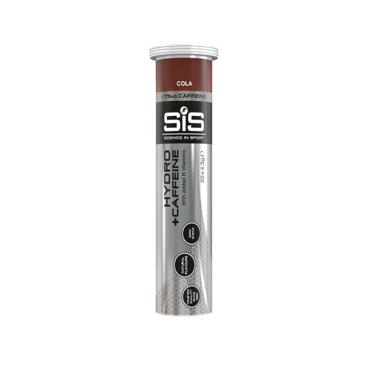 Science in Sport Sis Go Hydro 4gr Tabletter, Cola + Koffein, 20stk Science in Sport Sis Go Hydro 4gr Tabletter, Cola + Koffein, 20stk