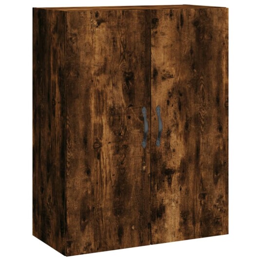 vidaXL Highboard røkt eik 69,5x34x180 cm konstruert tre 8720845475000