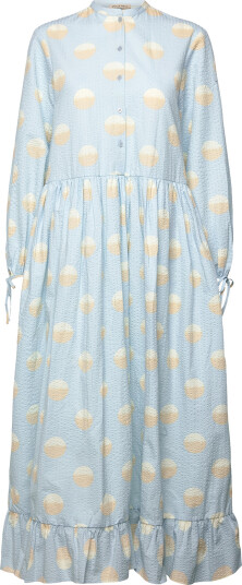 Stella Nova Big Dot Maxi Dress   Blue   32