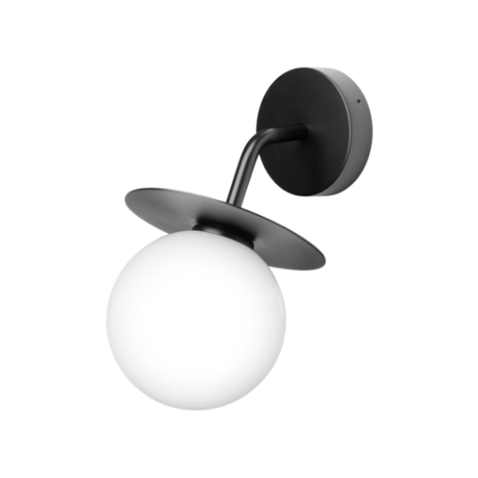 Nuura Liila Utendørs Vegglampe Sort/ Opal