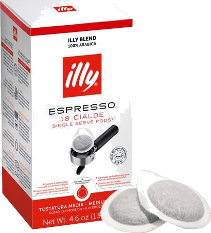 E.S.E. illy Espresso Medium Roast E.S.E til E.S.E.. 18 puter E.S.E. illy Espresso Medium Roast E.S.E til E.S.E.. 18 puter