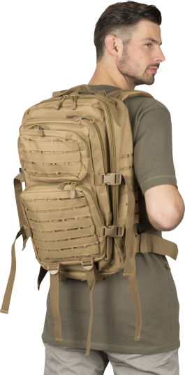 Brandit Ryggsekk US Cooper Lasercut Large Camel 40L Brandit Ryggsekk US Cooper Lasercut Large Camel 40L