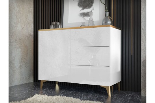 Kommode Worthing 100 cm Hvit
