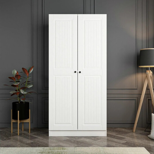 Fruitland Garderobe 90 cm - Hvit