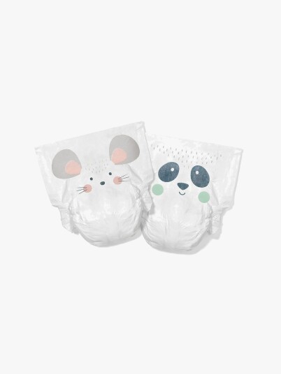 Kit & Kin Eco Nappies White 38st Kit & Kin Eco Nappies White 38st