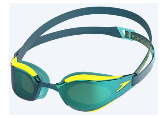 Speedo Elite svømmebriller Fastskin Hyper Elite Mirror Gul/grønn Speedo Elite svømmebriller Fastskin Hyper Elite Mirror Gul/grønn