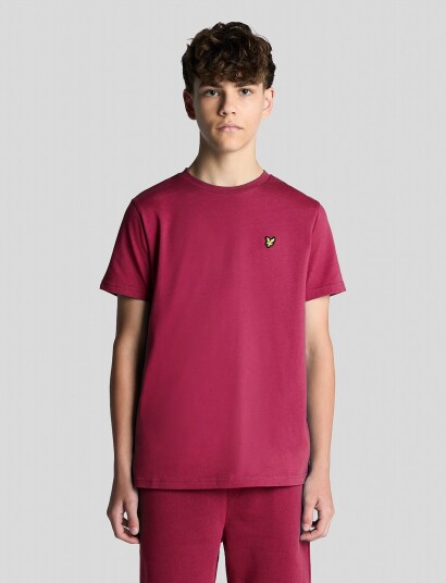 Lyle & Scott Plain T Shirt Red 152 158 Lyle & Scott Plain T Shirt Red 152 158