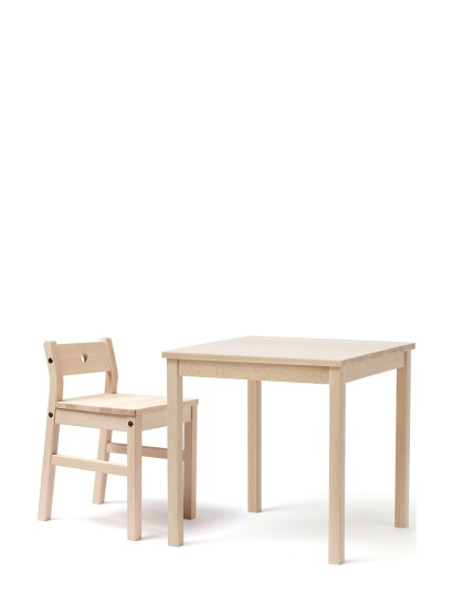 Kid's Concept Bord & Stol Saga Beige One Size