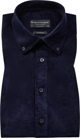 Bruun & Stengade Bs Osei Casual Modern Fit Shirt Navy M
