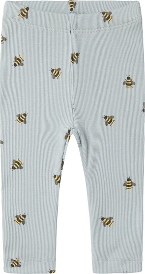Name It Leggings Rib NbmFunkab Pearl Blue m. Bier Name It 68 Leggings Blå 62