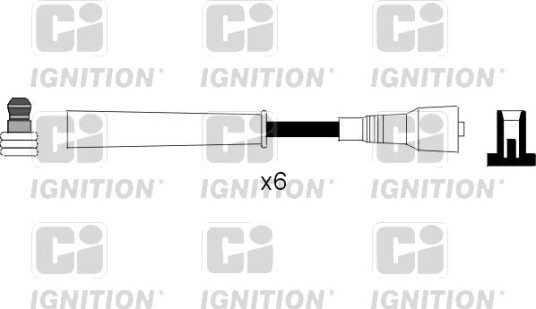 Tennplugg kabelsett QUINTON HAZELL XC1064