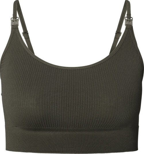 Noppies Mira Seamless Nursing Rib Top   P627 OLIVE   XS\S