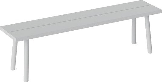 Fatboy Fred's bench utebenk light grey