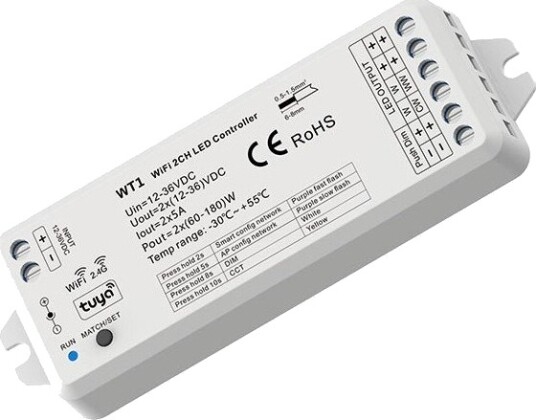 Ledlife LEDlife rWave dimmer/CCT controller   Tuya Smart/Smart Life Push dim 12V 60W 24V 120W