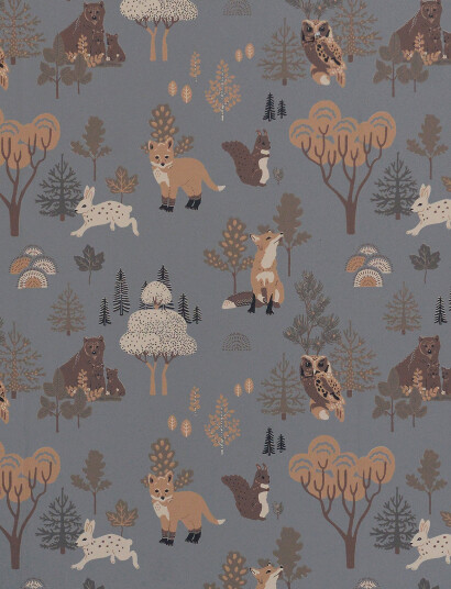 Majvillan Wallpaper Deep Forest Midnight Blue Blue 1005X 53CM Majvillan Wallpaper Deep Forest Midnight Blue Blue 1005X 53CM