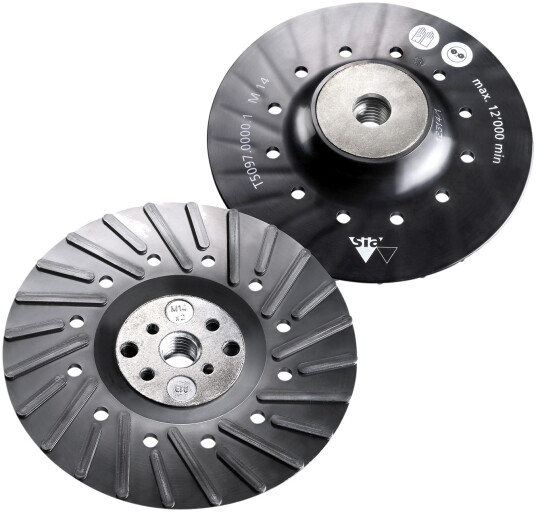 Bakskive til fiberplate 125Ã5/8" turbo