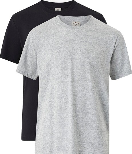 Champion - T-skjorte Crew-neck 2-pakning - Grå Champion - T-skjorte Crew-neck 2-pakning - Grå