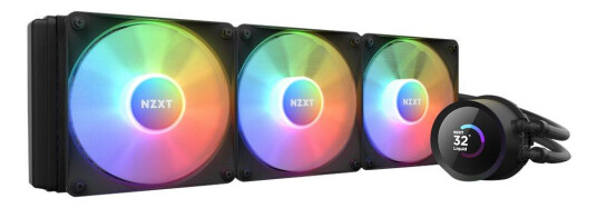 NZXT Kraken 360 RGB AIO vannkjøling med LCD-skjerm og 3 RGB-vifter - Svart NZXT Kraken 360 RGB AIO vannkjøling med LCD-skjerm og 3 RGB-vifter - Svart