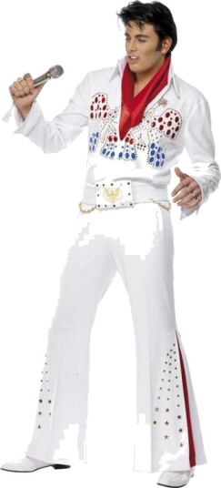 Smiffys American Eagle Lisensiert Elvis Presley Kostyme