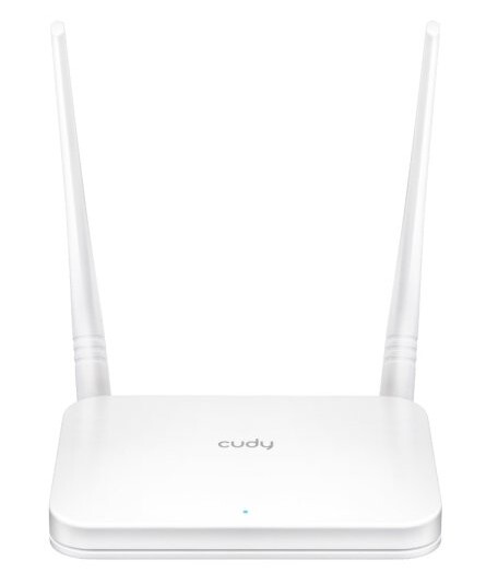 Cudy Wr300, Wi-Fi 4 (802.11N), Enkeltbånd (2.4 Ghz), Ethernet/Bredbåndsforbindelse, Hvit, Frittstående Router