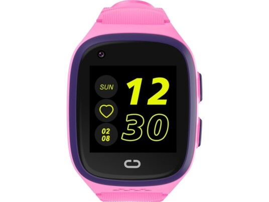 Smart Klokke For Barn Garret Kids Rock 4G Rt, Blå Kassekant Med Rosa Reim Smart Klokke For Barn Garret Kids Rock 4G Rt, Blå Kassekant Med Rosa Reim