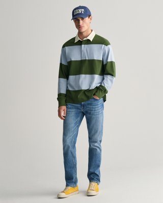 Gant Klassiske regular fit-jeans MID BLUE WORN IN 3132