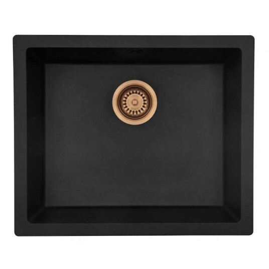 Lavabo Kjøkkenvask Jupiter 600 Sort Matt 12028K