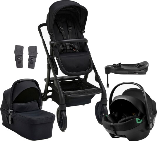 Beemoo Pro Max Duovogn & Axkid Gokid Babybilstol inkl. Base Coffee Black