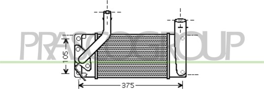 Intercooler PRASCO TY350N003
