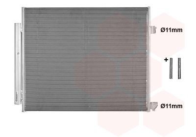 Kondensator VAN WEZEL 30015711 Kondensator VAN WEZEL 30015711