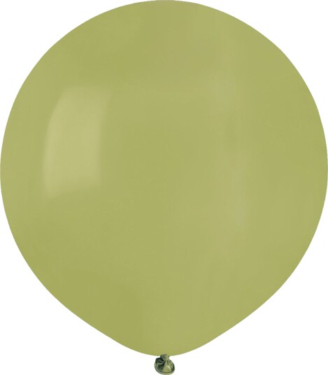 Ballongkungen Ballonger Olivgrønn Runde Store 50-pakning 159851-50